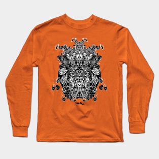 Rorschach psychedelic fantasy Long Sleeve T-Shirt